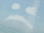 Crying cloud face pullover sweater