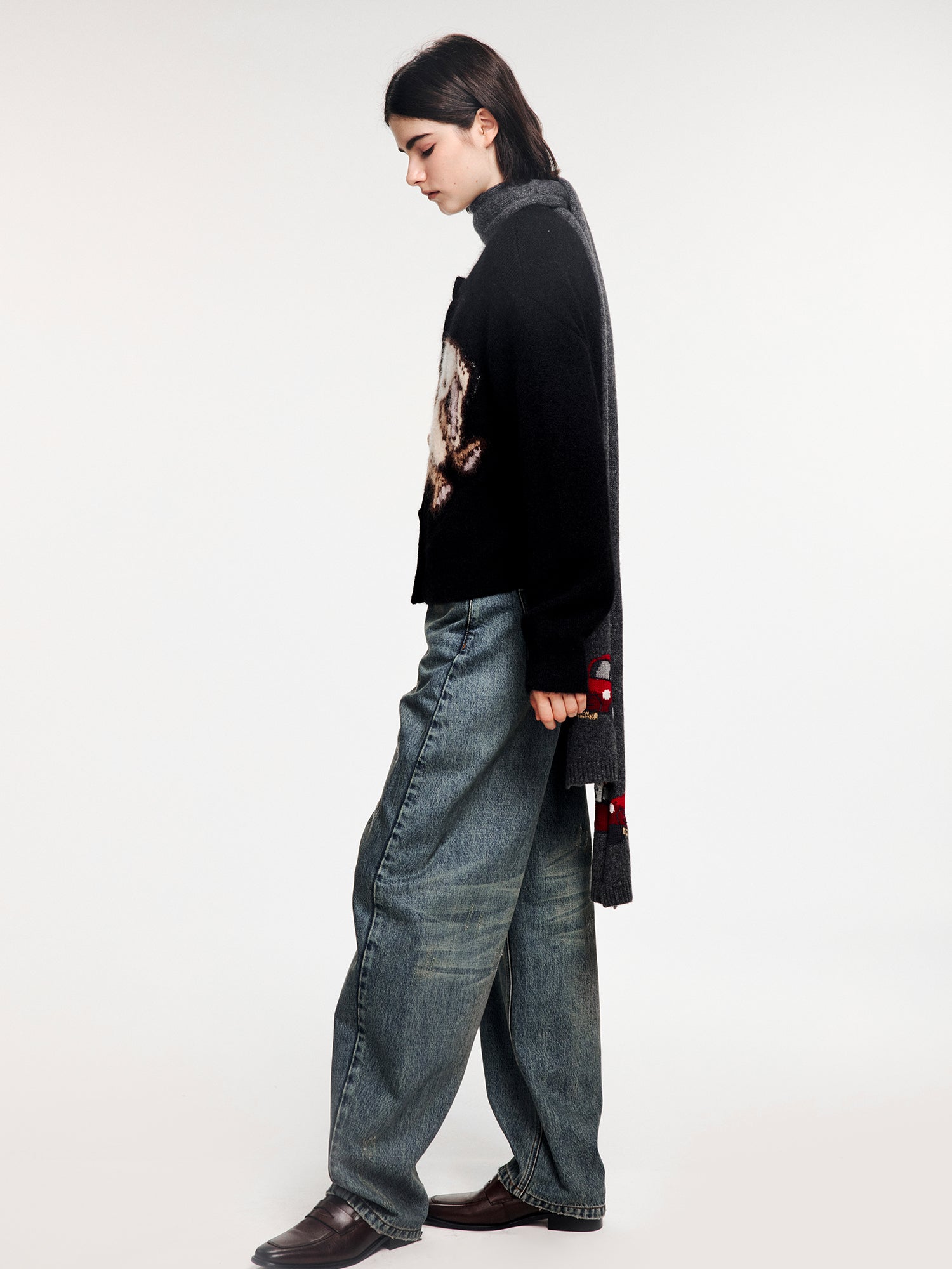 Bunny sprite knit cardigan