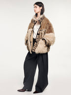Reversible fleece panel jacket