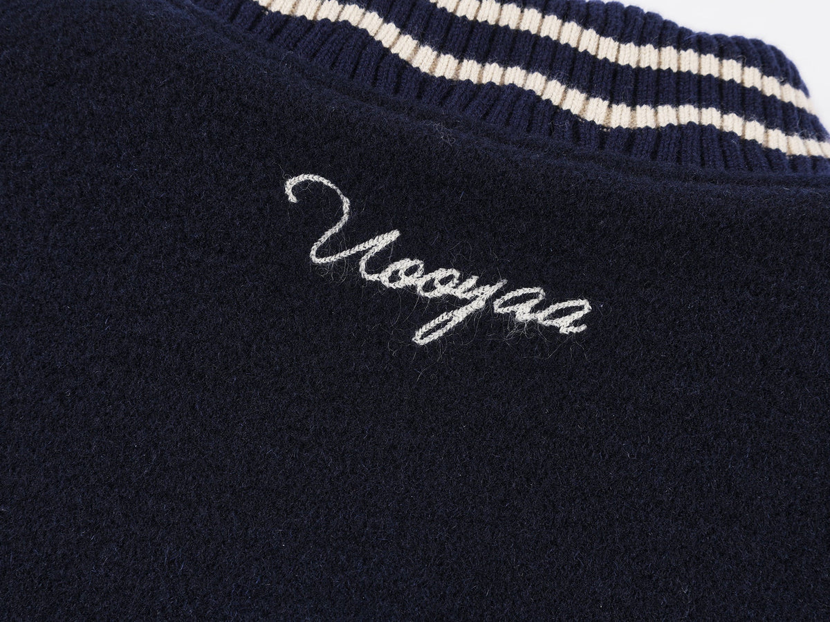 Fantasy undersea appliqué baseball jacket