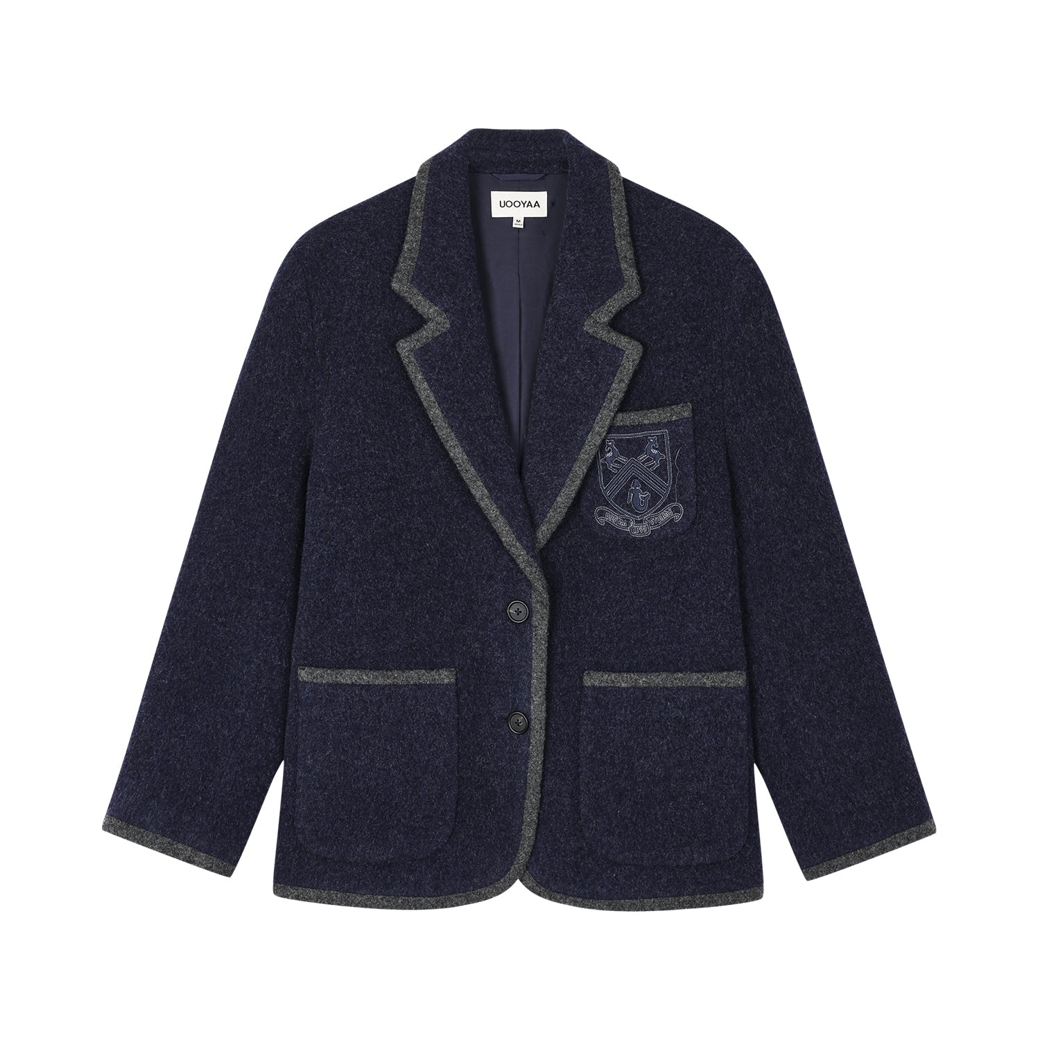 Wool college blazer