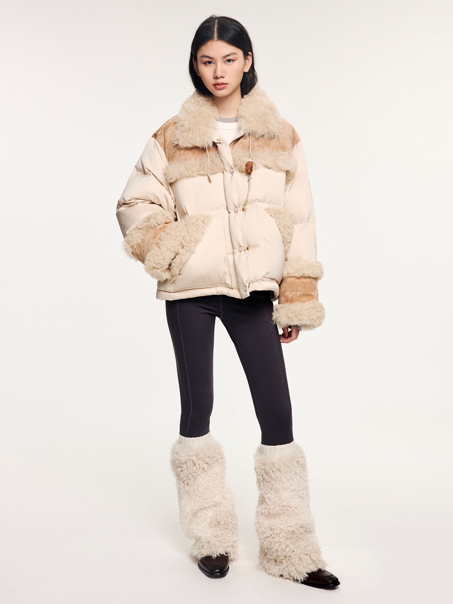 Bear-inspired puffer jacket