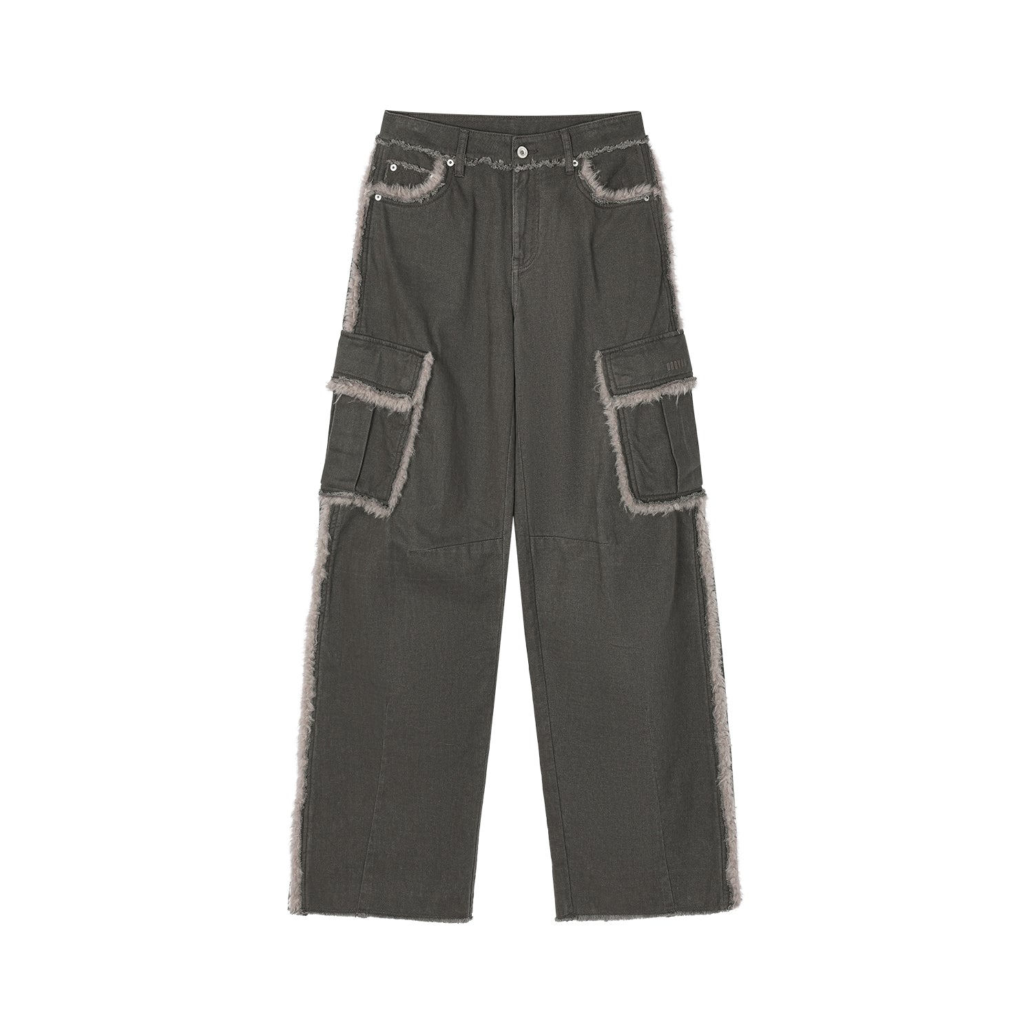 Fleece trim utility pants