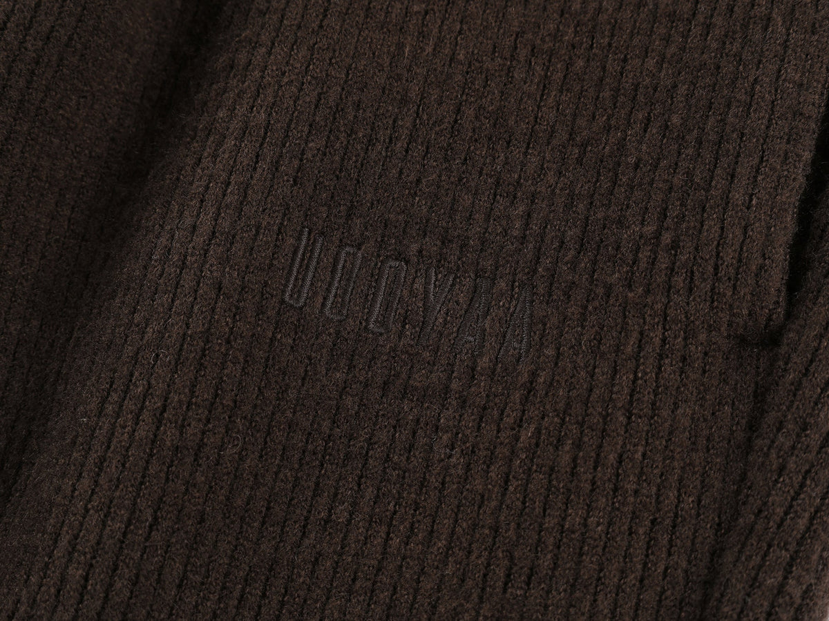 Flare knit pants