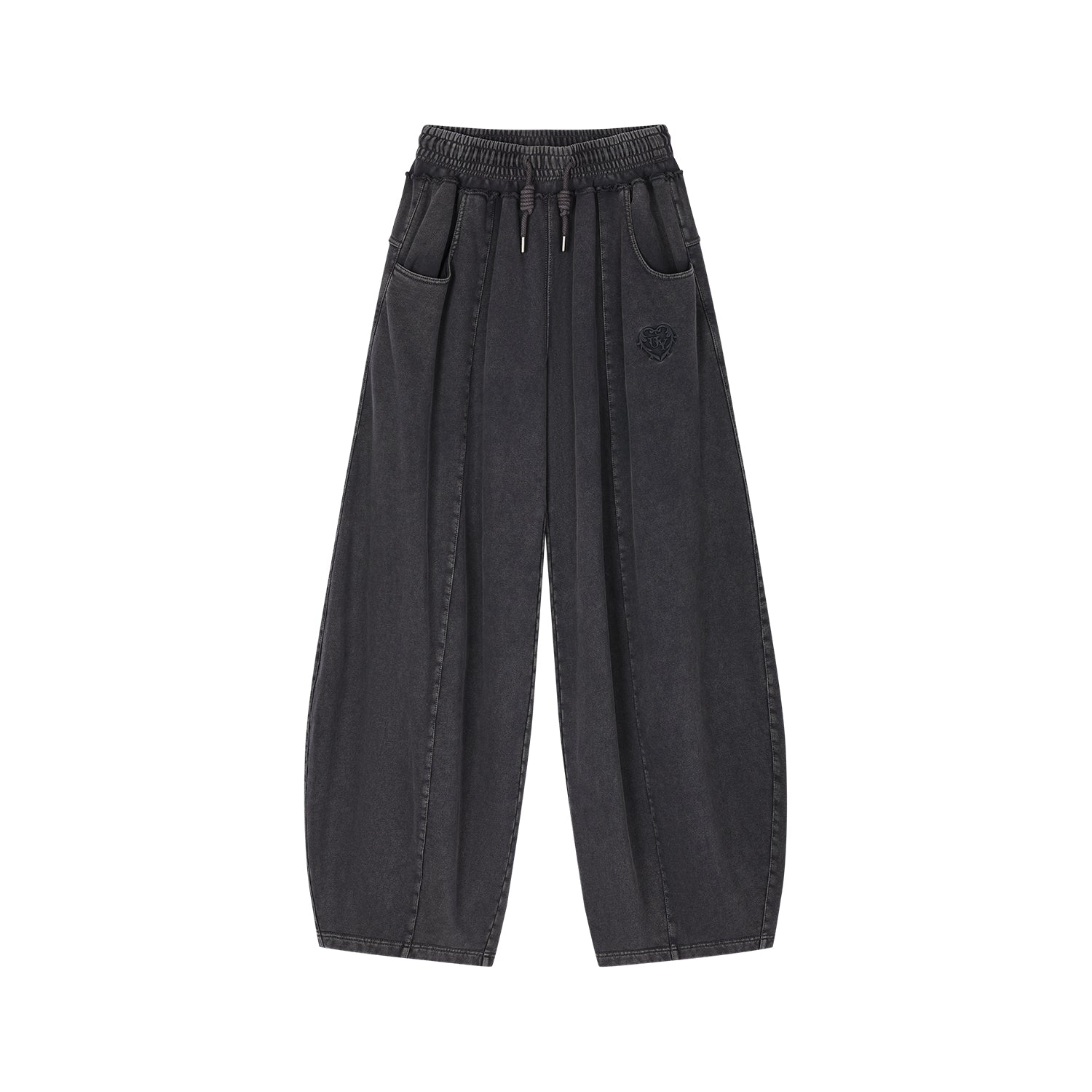 Washed balloon sweatpants