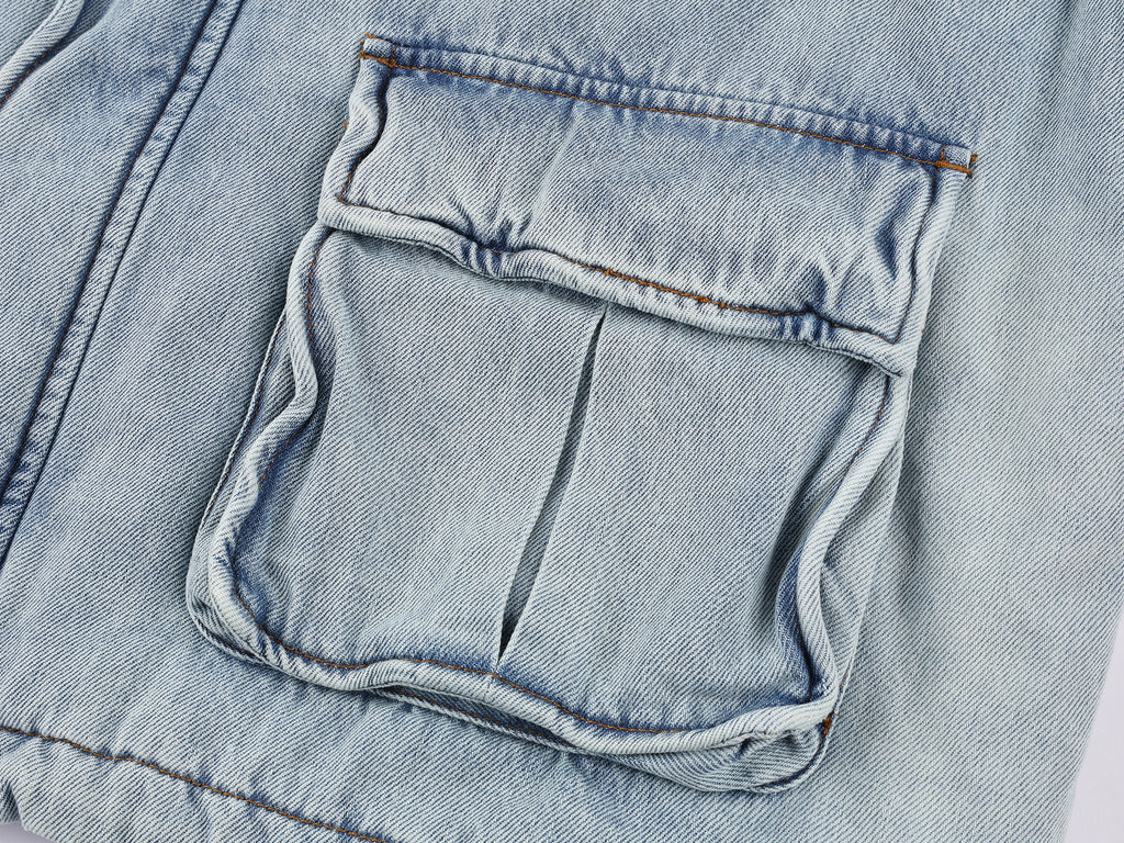 Aluminum wire denim fishing jacket