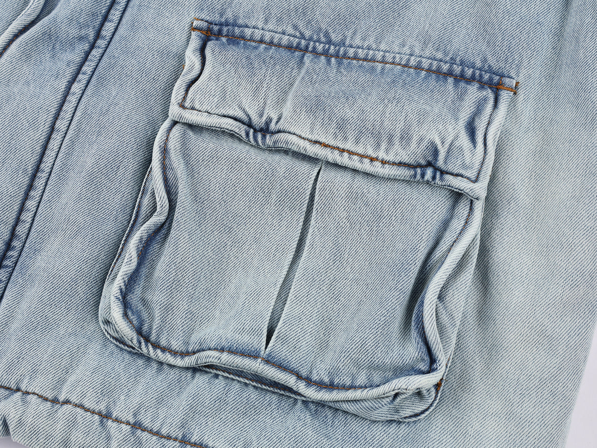 Aluminum wire denim fishing jacket