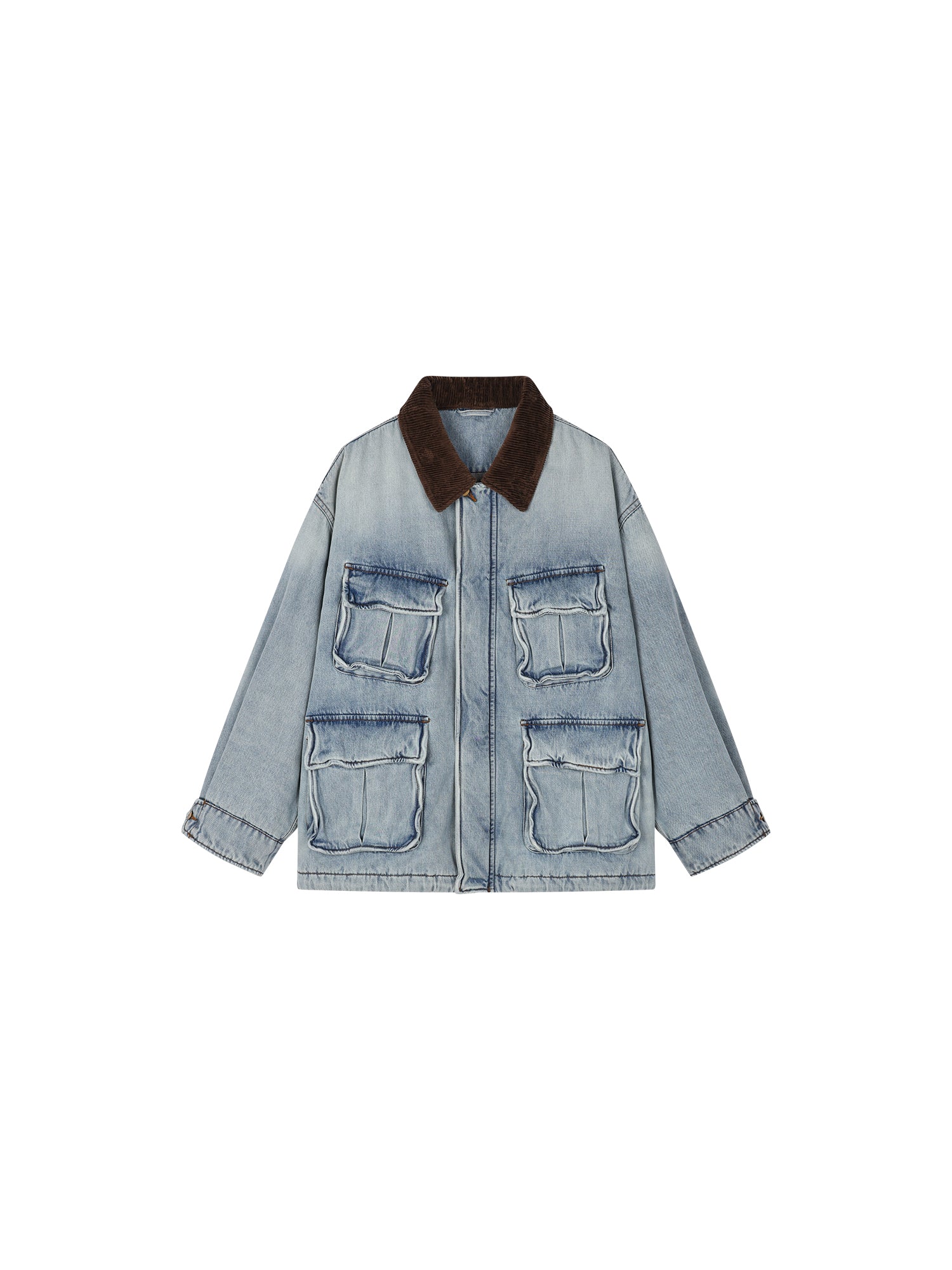 Aluminum wire denim fishing jacket