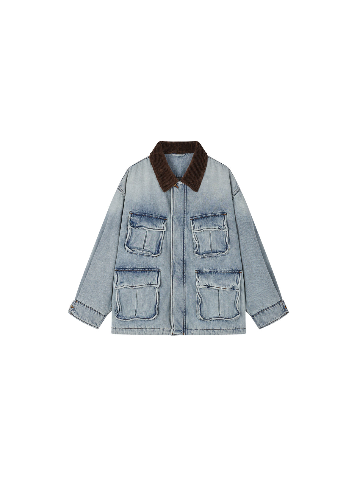 Aluminum wire denim fishing jacket