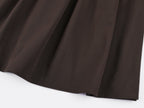 Antique silver shell button full skirt