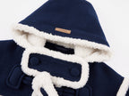 Faux fur fisherman coat