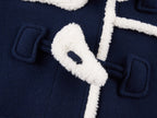 Faux fur fisherman coat
