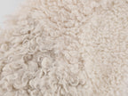Yoga pants with faux fur sock-like cuffs