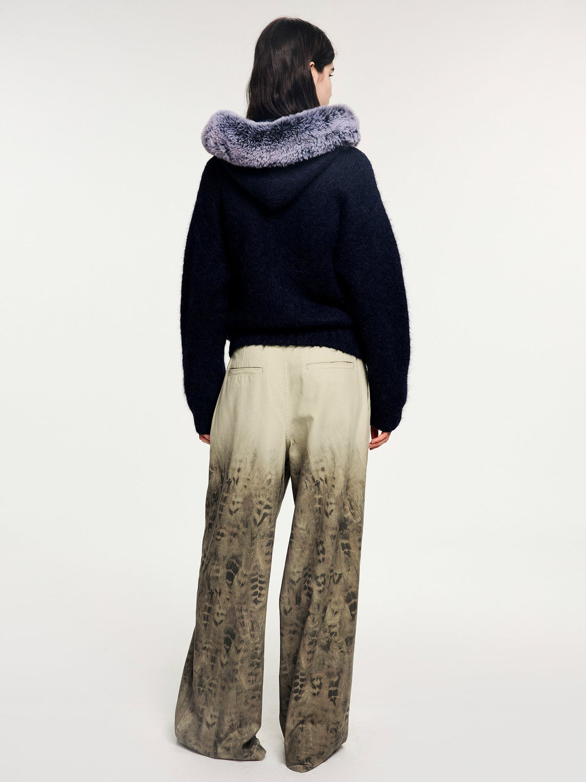 Feather washed denim jeans