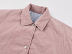 Reversible shirt-style padded jacket