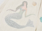 Mermaid gourd-quilted curved pants