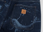 Laser-etched fantasy undersea carpenter jeans