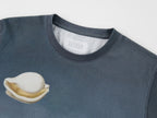 Gradient long sleeve t-shirt with fantasy undersea motif