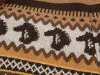 Year of the Horse limited fair isle cotton jacket