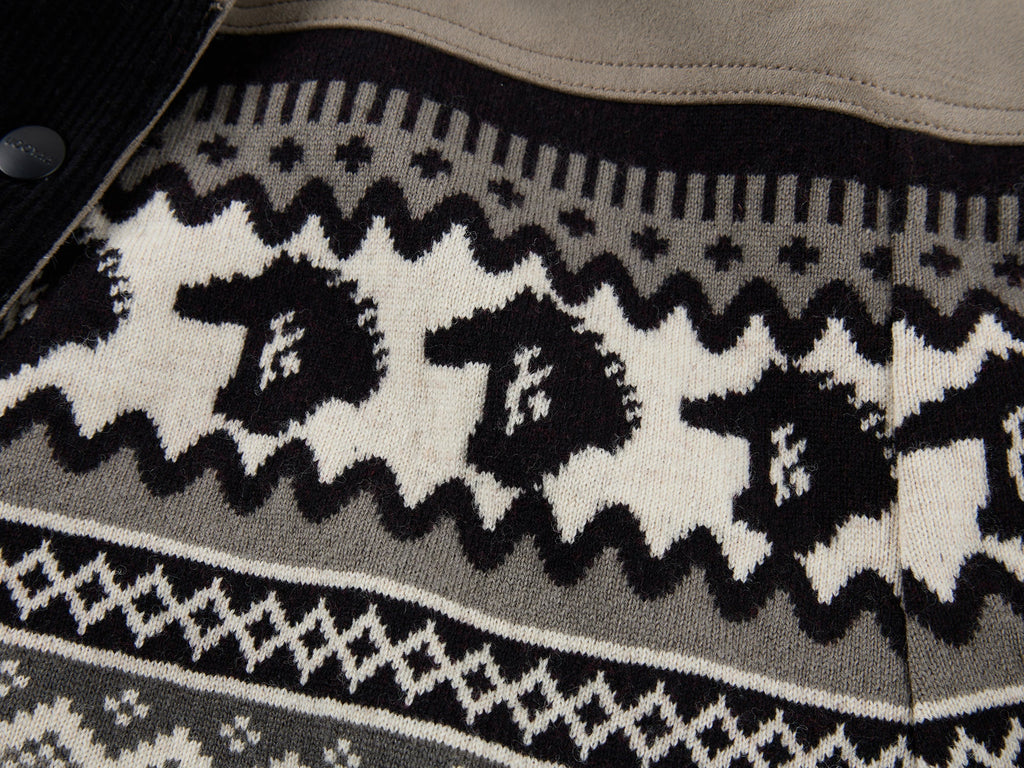 Year of the Horse limited fair isle cotton jacket
