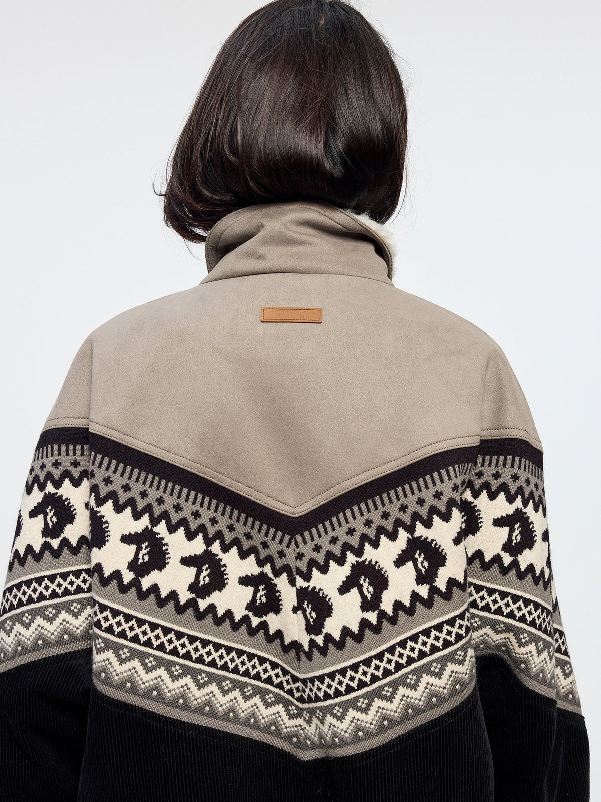 Year of the Horse limited fair isle cotton jacket