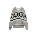 Year of the Horse limited fair isle hooded pullover