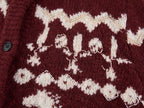 Year of the Horse limited beaded fair isle cardigan