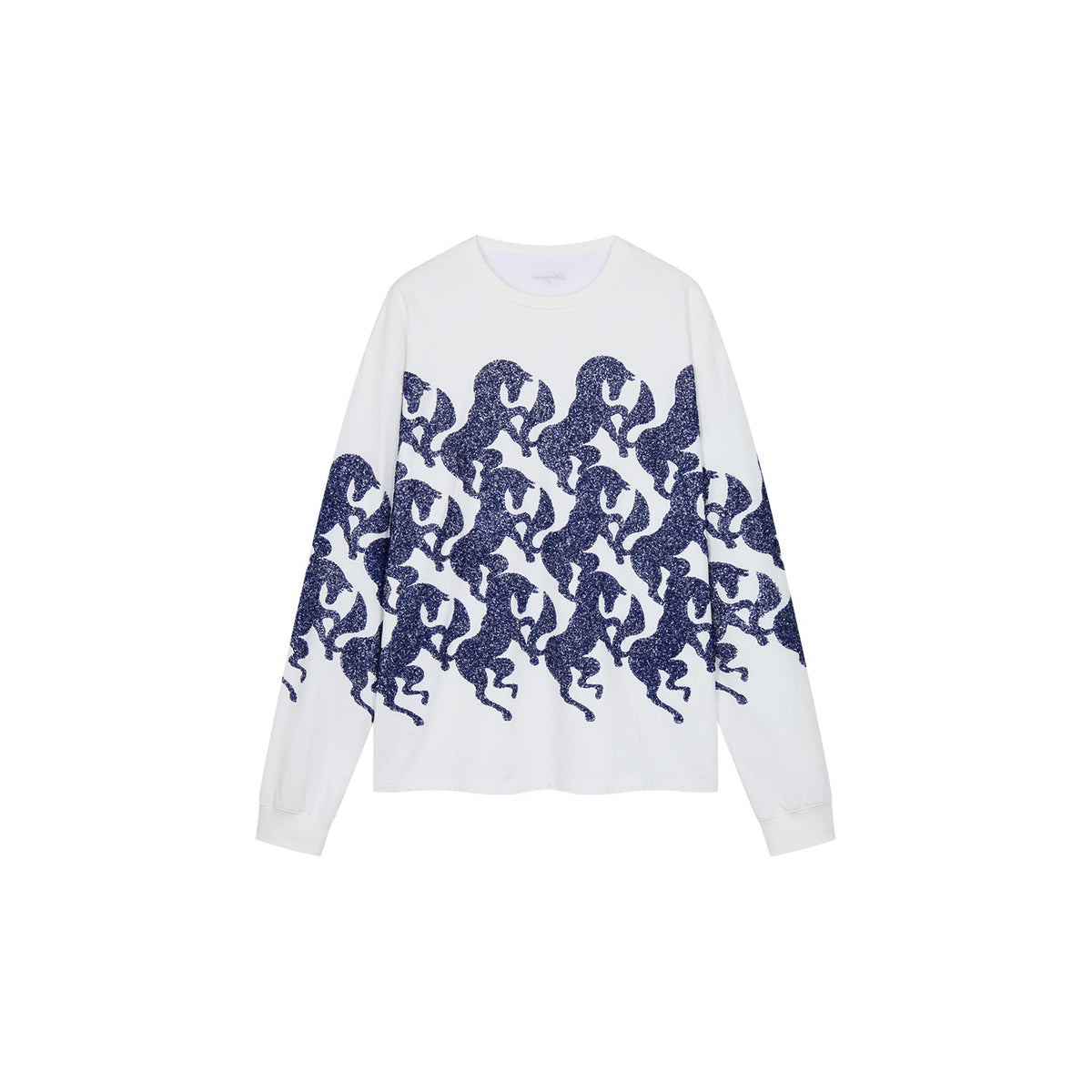 Year of the Horse limited sequin embroidered long sleeve t-shirt