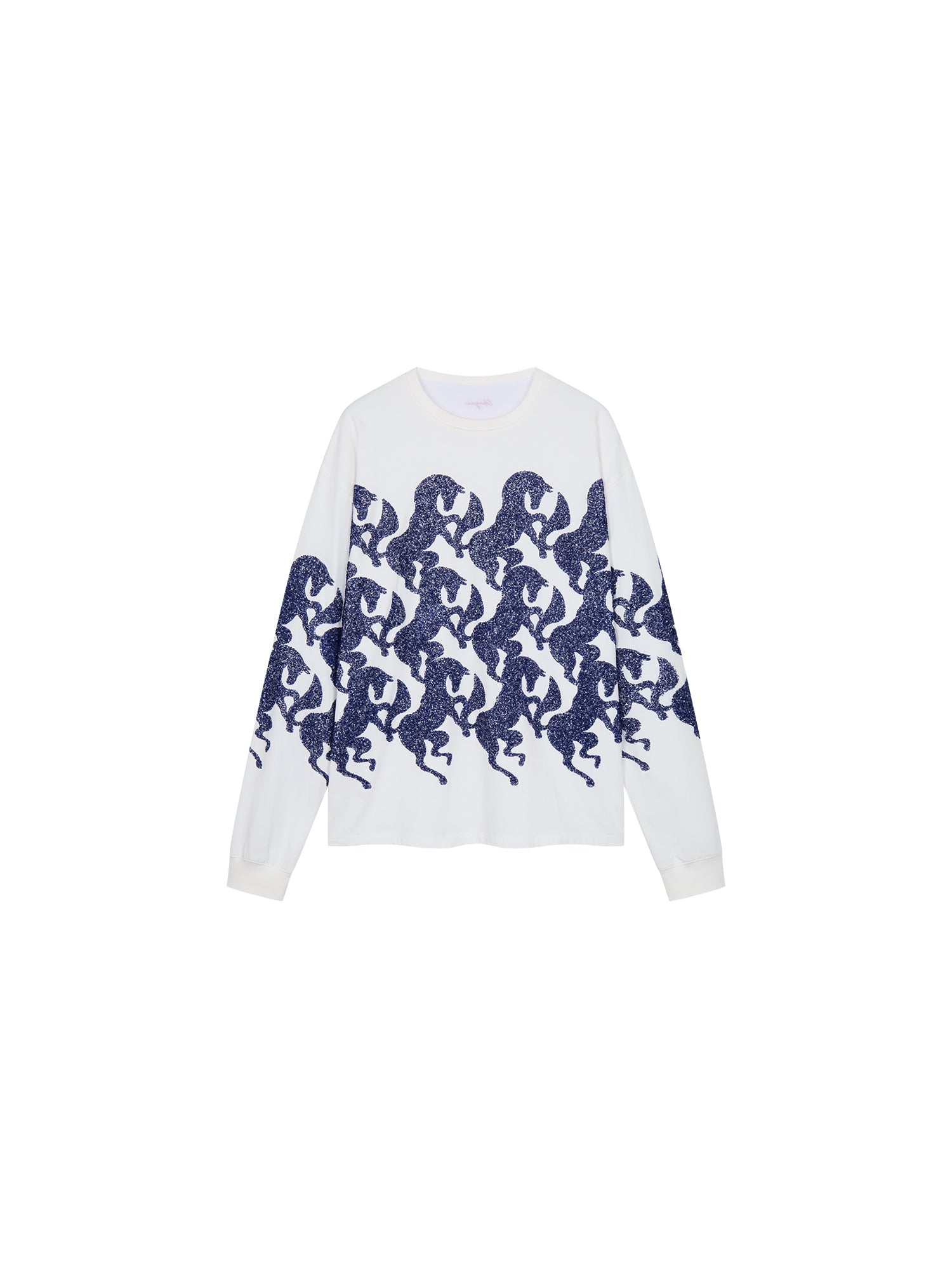 Year of the Horse limited sequin embroidered long sleeve t-shirt