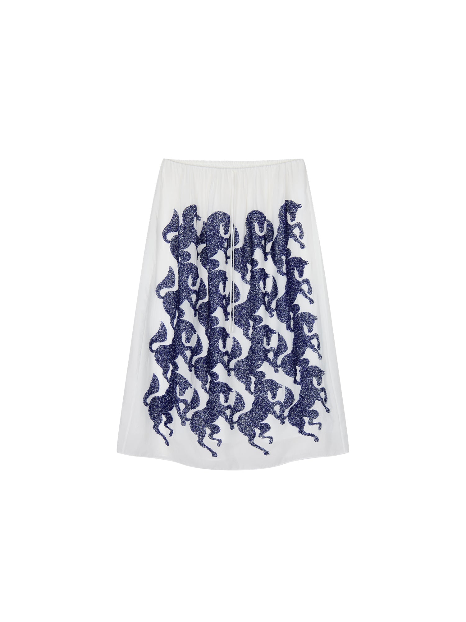 Year of the Horse limited sequin embroidered skirt