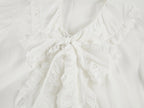 Ruffle ribbon shirt