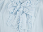 Ruffle ribbon shirt