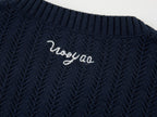 Beaded embroidered bird knit vest