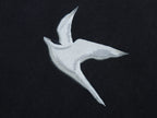 Origami bird embroidered long sleeve t-shirt