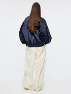 Pleated suit trousers