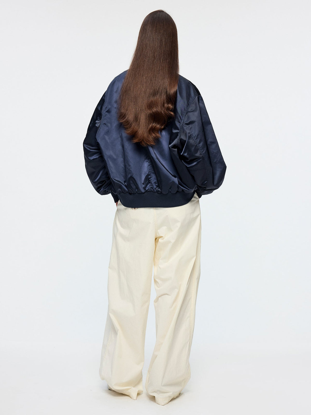 Pleated suit trousers