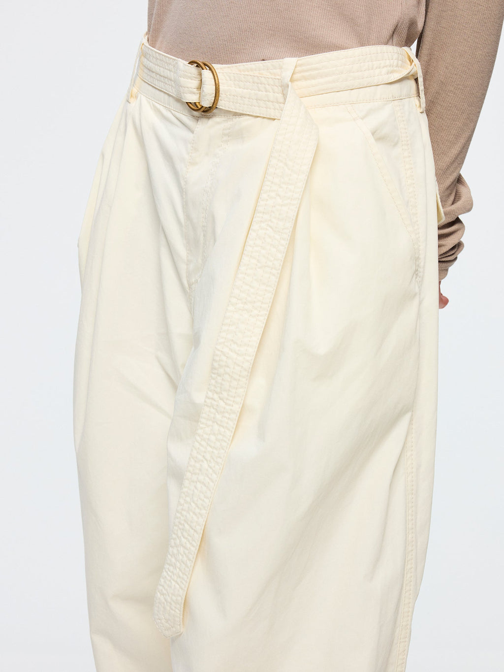 Pleated suit trousers