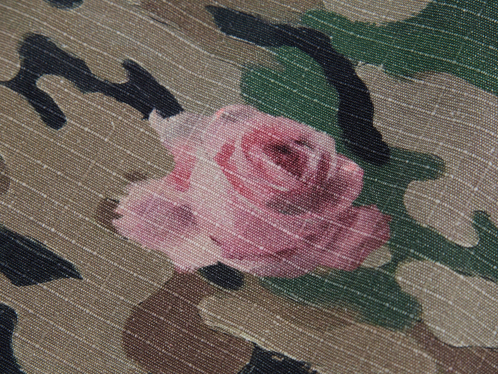 Rose camouflage five-pocket mini skirt