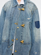 Bird button denim jacket