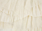 Lace patchwork tiered skirt