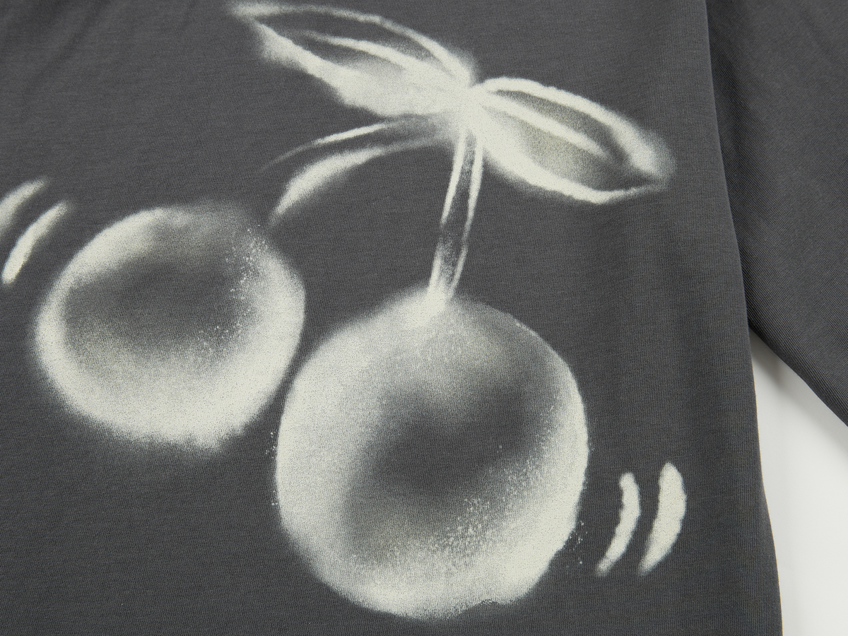 Sporty cherry long sleeve T shirt