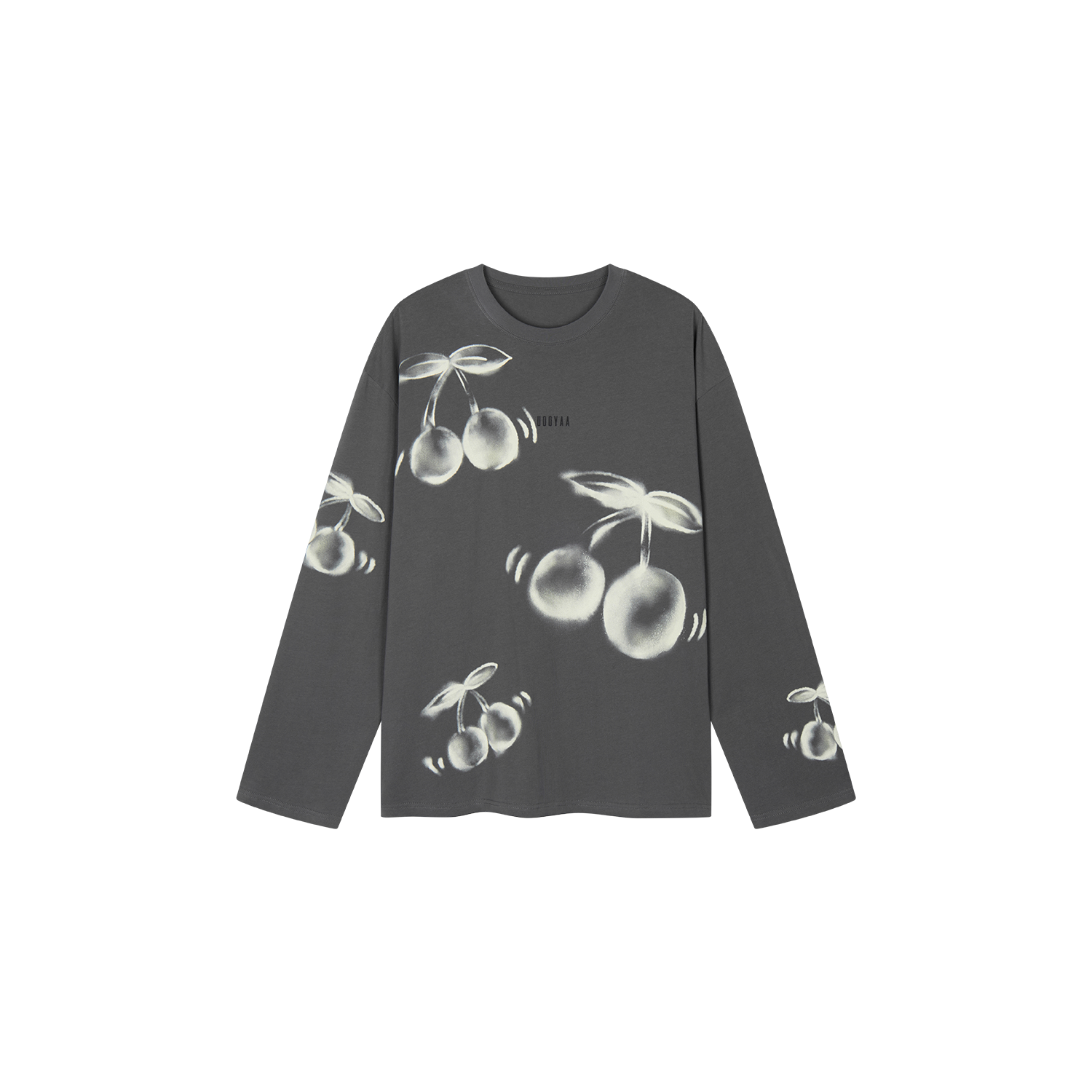 Dynamic cherry long sleeve T shirt