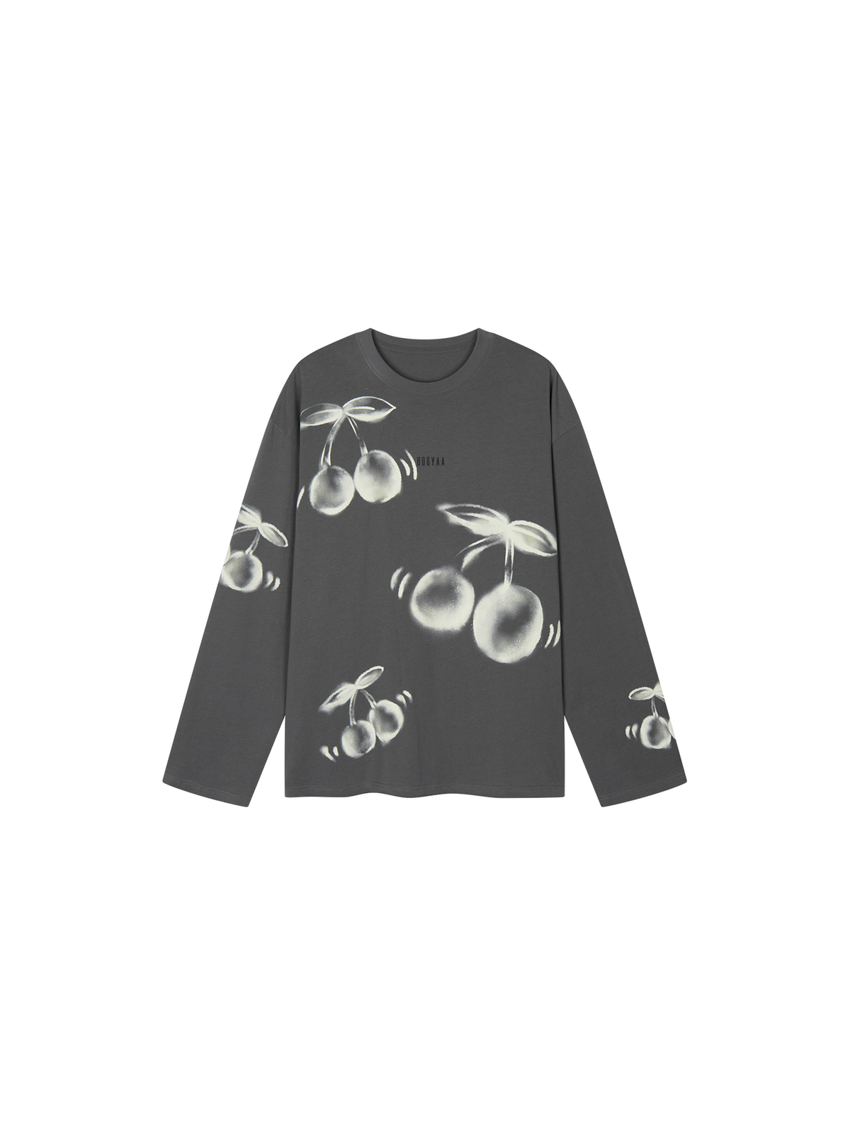 Sporty cherry long sleeve T shirt