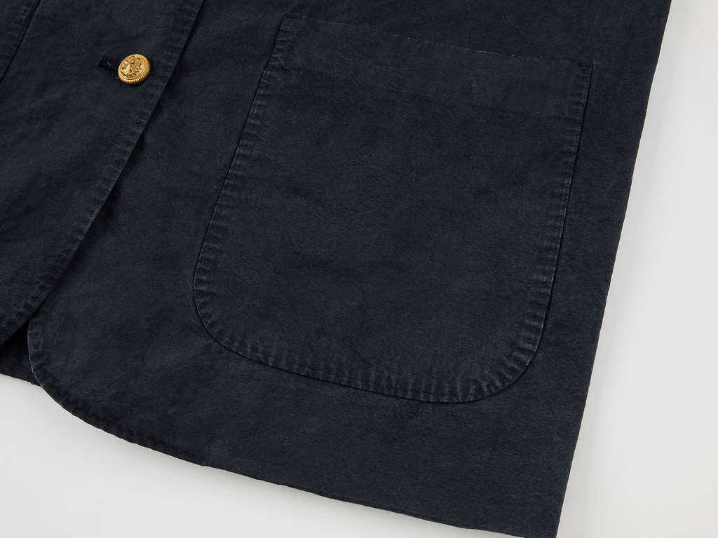Vintage washed collegiate blazer