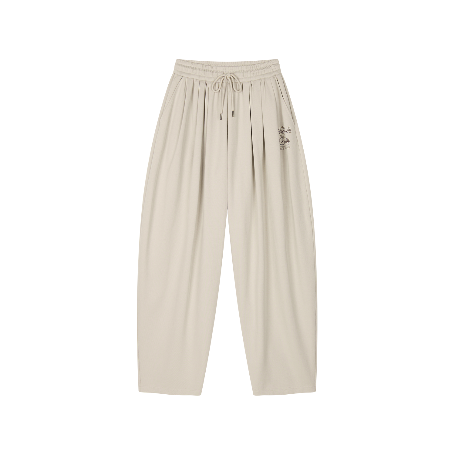 Angel print balloon sweatpants