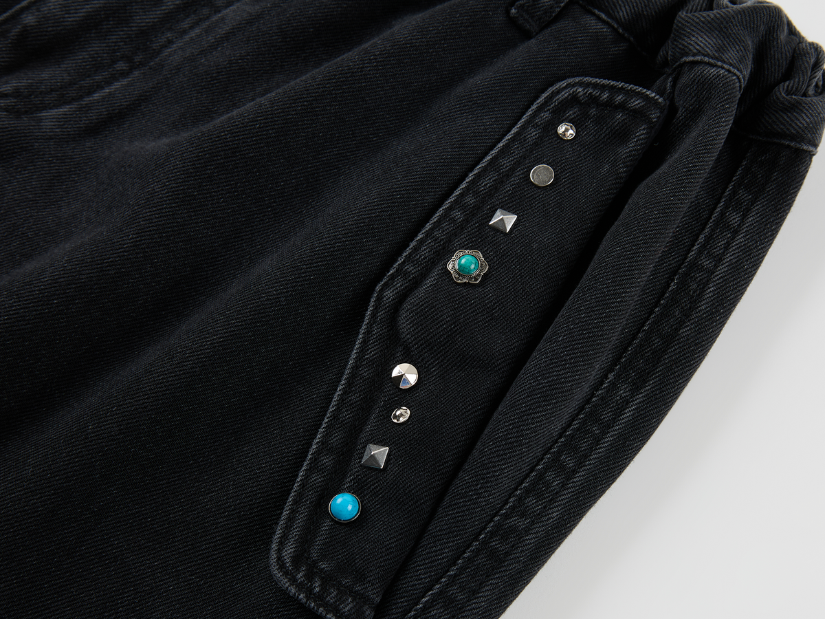 Studded cargo pants