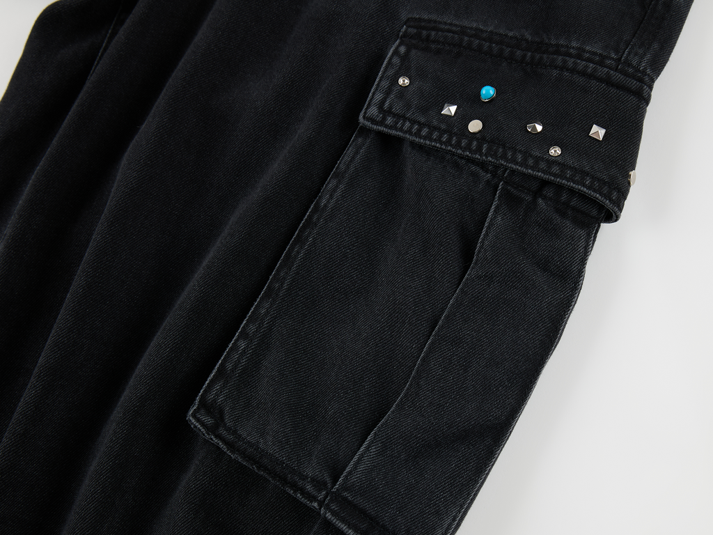 Studded cargo pants