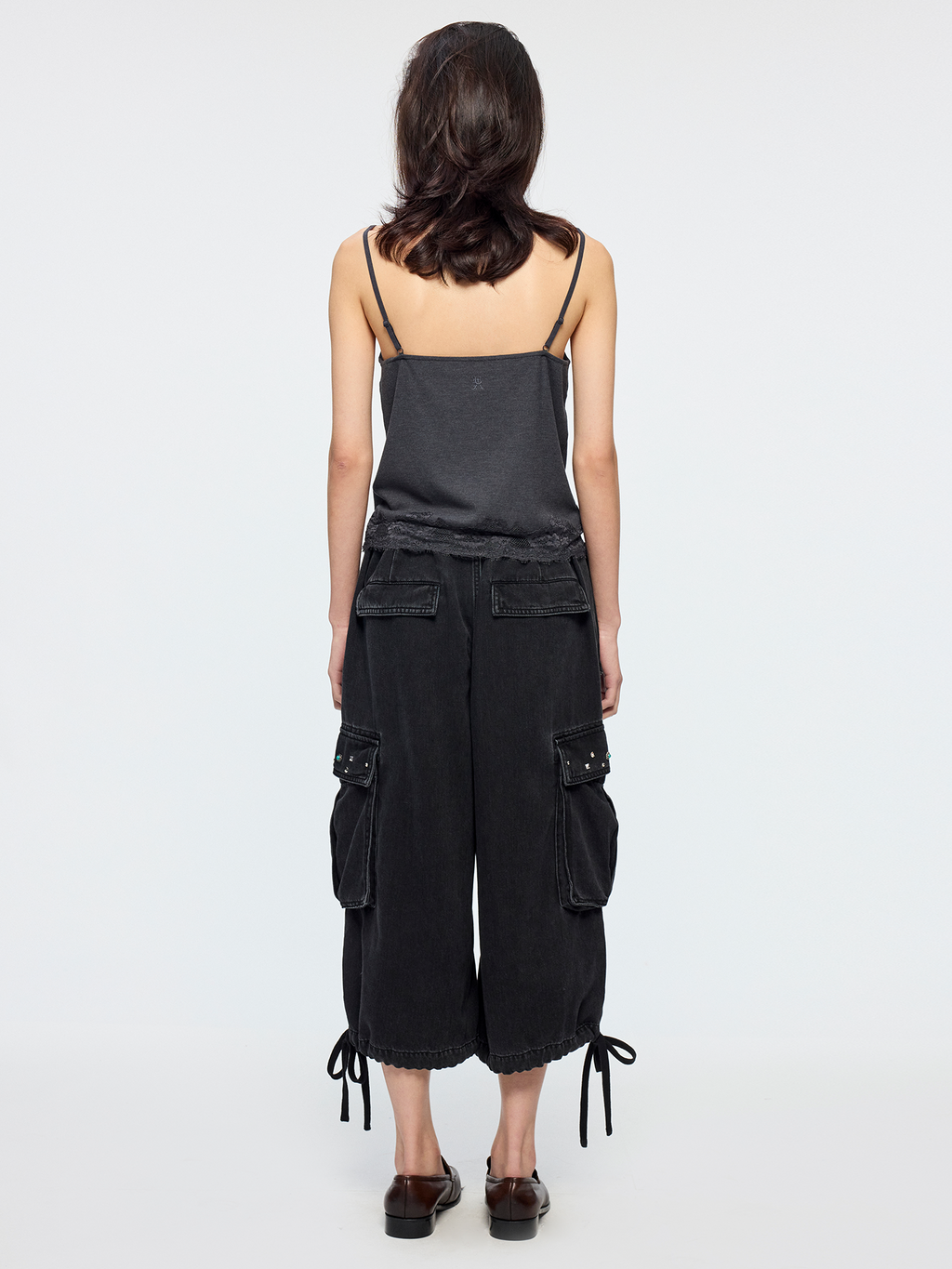 Studded cargo pants