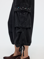 Studded cargo pants