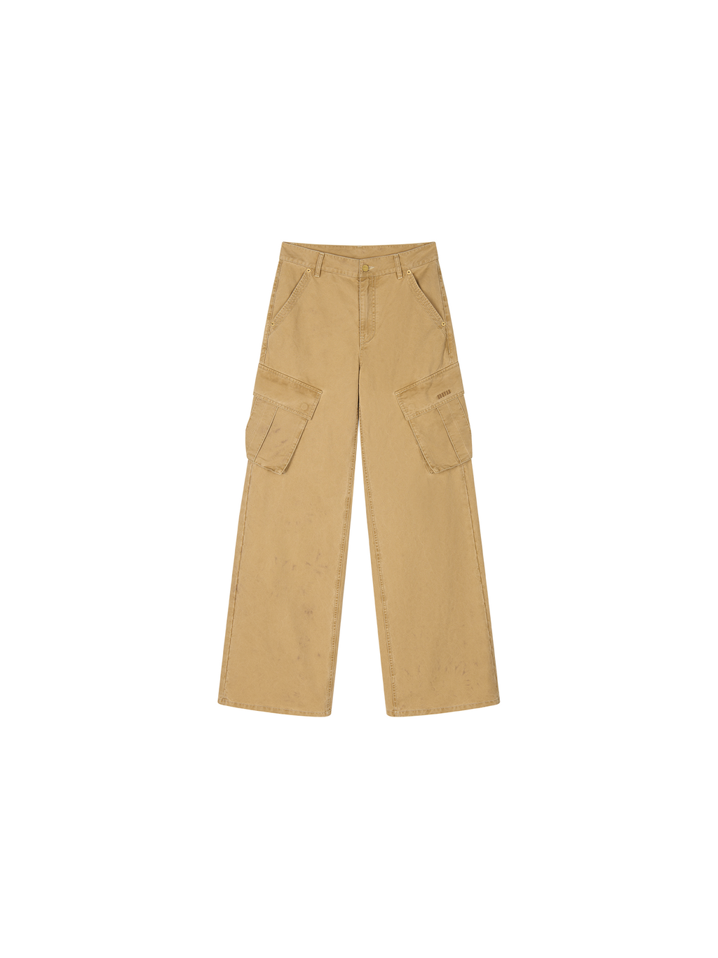 Hand tie dyed cargo jeans
